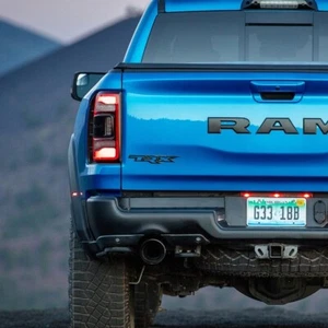 Brand New 1PCS Tailgate Emblem Logo Sticker Fit For 2021-2024 Dodge Ram 1500 TRX - Picture 1 of 9
