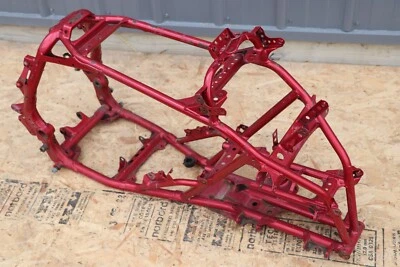 2004 Yamaha YFZ450 ATV Frame clean straight carb  red  #7329 - Image 1 of 4