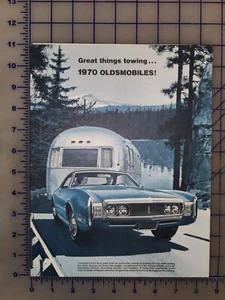1970 Oldsmobile Trailer Towing Brochure Original - Foto 1 di 1