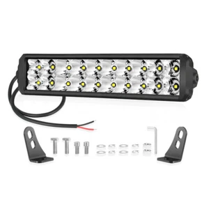 For Can Am Maverick X3 16-23 Shock Tower Mount UTV 12" LED Work Light Bar Combo - Picture 1 of 14
