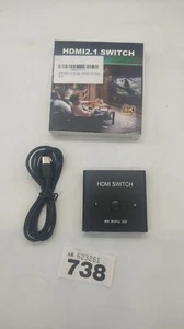 HD Multimedia Interface Bi‑direction Switch. 8k 60hz 3d Compatible. New - Picture 1 of 9
