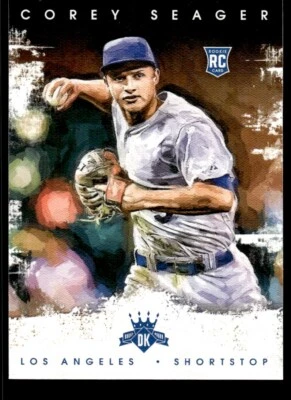 2016 Panini Diamond Kings ROOKIE Corey Seager Los Angeles Dodgers #142 R68 - Image 1 of 2