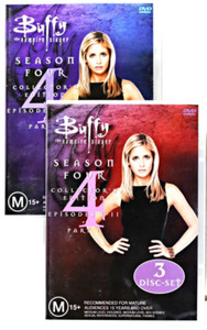 Buffy The Vampire Slayer : Season 4 : Part 1+2 (DVD, 2000) Region 4 DVD