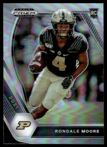 2021 Panini Prizm Silver Prizm Rondale Moore Purdue Boilermakers #129 - Bild 1 von 2