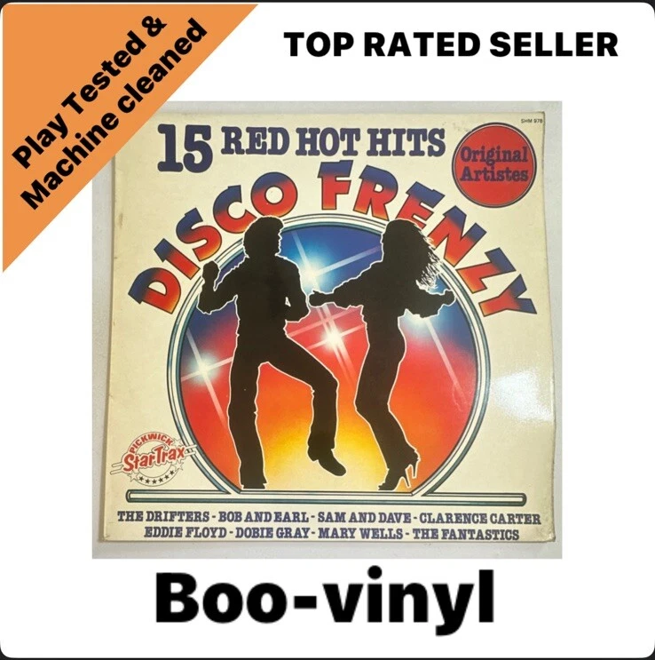 Various - Disco Frenzy - 15 Red Hot Hits Lp Vinyl Record EX / VG+ - Image 1 of 4