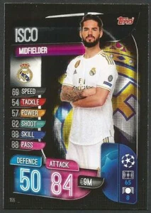 TOPPS CHAMPIONS LEAGUE PARTIDO ATTAX 2019-20- #166-REAL MADRID-ISCO - Imagen 1 de 1