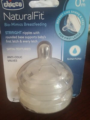 Chicco NaturalFit Bio-Mimics lactancia materna flujo lento 0+mes  Foto 1 de 4