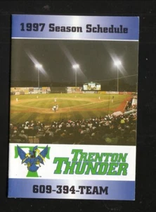 Trenton Thunder 1997 Pocket Schedule CoreStates Red Sox Affiliate Eastern League - Picture 1 of 2