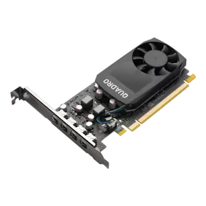 PNY NVIDIA Quadro P1000 4GB GDDR5 PCI-E Video Card Graphic 4X Mini-DisplayPort - Picture 1 of 5
