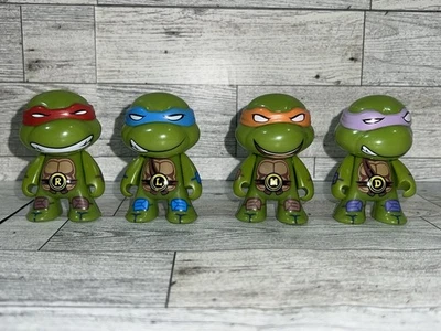 Teenage Mutant Ninja Turtles x kidrobot Vinyl Mini Series COMPLETE SET OF 4 TMNT - Image 1 of 4