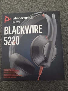 Plantronics Blackwire 5220 Black Headband Headsets (Stereo, USB) - Picture 1 of 1