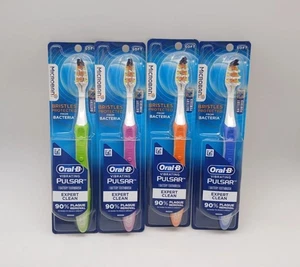 Oral-B Pulsar Toothbrush 4-Pack – Soft Bristles Vibrating Expert Clean - Picture 1 of 2