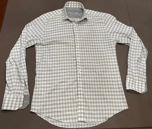 Twillory Oberhemd Herren 16 34/35 Performance Baumwollmischung grau Gingham-Karo - Bild 1 von 7