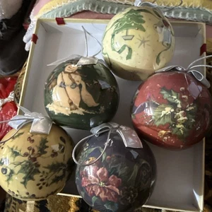 Tracy Porter Sweet Tidings Set Artigianale di 10 Ornamenti Palline/NUOVI CON SCATOLA! - Foto 1 di 15