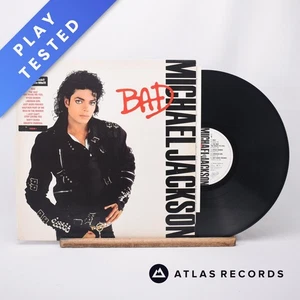 Michael Jackson Bad Gatefold LP Album Vinyl Record 1987 450290 1 Epic - EX/EX - Picture 1 of 10
