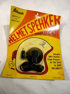 Vintage Helmate-Helmet Speaker Complete Kit New H-101 - Bild 1 von 3
