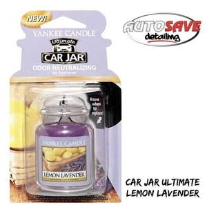 Yankee Candle - Ultimate Car Jar Hanging Air Freshener - Lemon Lavender Scent - Picture 1 of 1