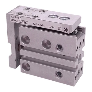 SMC MXH6-5Z Compact Slide Table, ø6mm Bore, 5mm Stroke, 0.7MPa Max, M5 x 0.8 - Picture 1 of 12