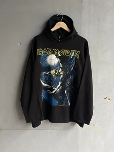 Vintage 1992 Iron Maiden Black Men’s Hoodie Band Rock Music Size XL - Picture 1 of 12