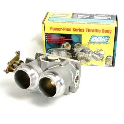 For 1987-2003 Ford F Series Truck RV 460 BBK Twin 61mm Throttle Body Power Plus - Image 1 of 4
