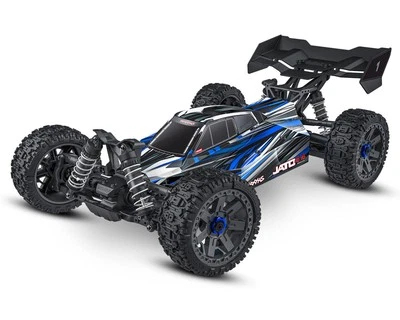 Buggy de carreras eléctrico Traxxas Jato® 4X4 1/8 sin escobillas 4x4 (azul) Foto 1 de 4