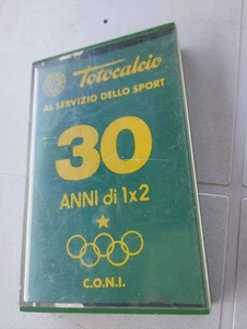 Totocalcio Cassetta Al Servizio Dello Sport 30 anni di 1x2 C.O.N.I. - Imagen 1 de 5