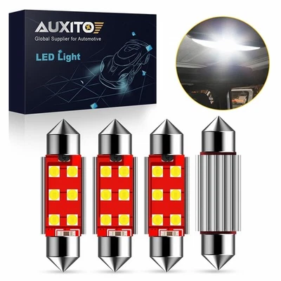 4X CANBUS AUXILIAR ERROR 41mm GRATIS 211-2 578 42mm Festón LED Luz Interior Bombilla Foto 1 de 4