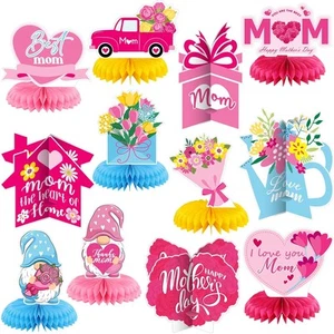 12 Pcs Mother's Day Party Decorations Mothers Theme Decorations... - Picture 1 of 6