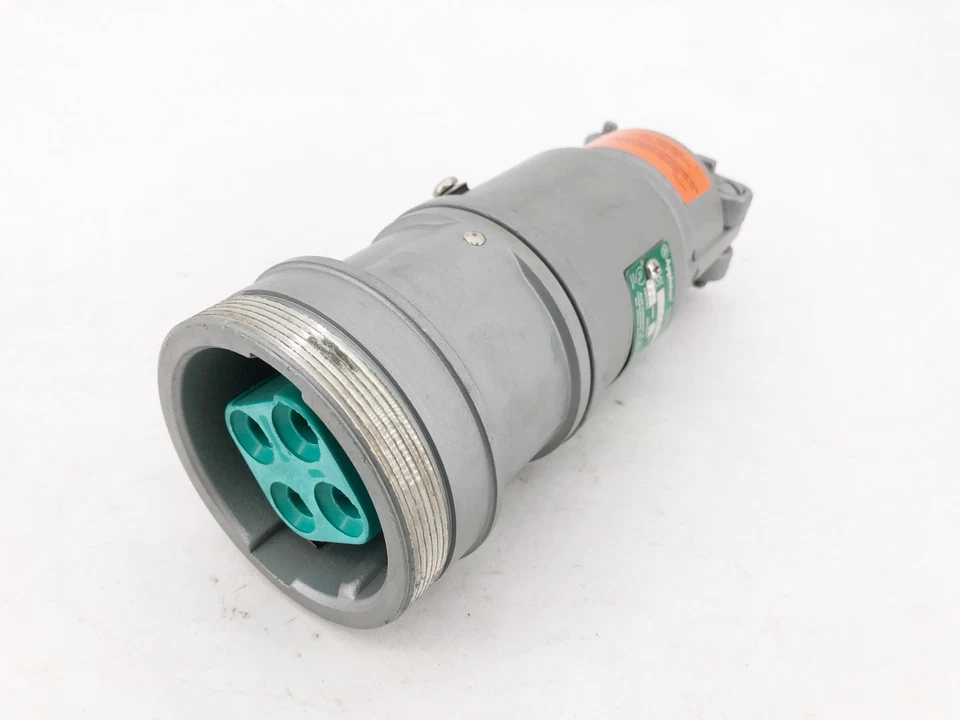 New Appleton ARC6034BC Powertite Receptacle 60A 600V 4P 3 Wire - No Box - Image 1 of 4