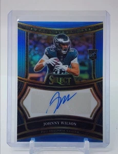 JOHNNY WILSON 2024 SELECT ROOKIE SIGNATURES LIGHT BLUE PRIZM RC AUTO /49 - Picture 1 of 2