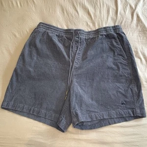 Brooks Brothers Corduroy Shorts Men’s Xl Blue Drawstring - Picture 1 of 9