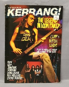 Kerrang Magazine Cliff Burton No.185 April 30,1988 Scorpions, Living Colour ++ - Picture 1 of 22