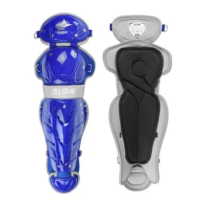 All-Star Top Star 15 Inch Intermediate 12-16 Baseball Leg Guards - Royal - Image 1 of 4