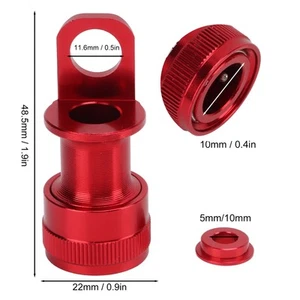 (Red)MEIJUN Quick Release Pedal Buckle Holder For Brompton Folding Bike AG - Picture 1 of 12
