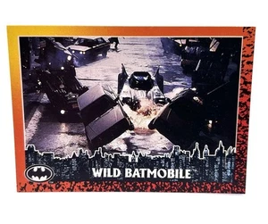 1992 Topps Batman Returns #55 Wild Batmobile - Foto 1 di 2
