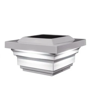 Classy Caps Regal 4X4” LED Solar Post Cap Light, SLO78W - Blanco Foto 1 de 4