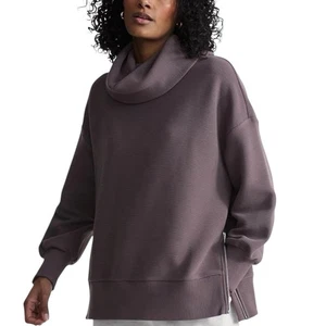 Pullover acanalado cuello embudo otomano sudor Varley Milton estilo Var01116 XL #327 - Imagen 1 de 12