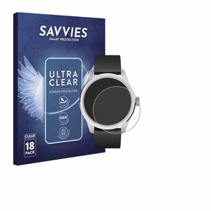 18x Folie für Withings ScanWatch 2 (42 mm) Schutzfolie Displayschutz Display - Zdjęcie 1 z 11