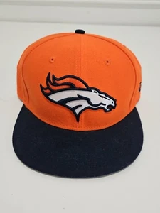Denver Broncos New Era 59FIFTY Fitted NFL On Field Orange/Navy Mens 7 1/4 - Picture 1 of 7