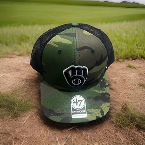 Milwaukee Brewers 47 Trucker Baseball Cap - Picture 1 of 1
