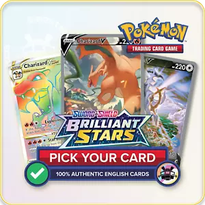 Brilliant Stars Pokemon - PACK FRESH - Complete Your Set - ALL CARD TYPES - Picture 1 of 4