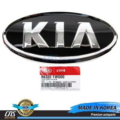 GENUINE Front Grille KIA Logo Emblem for 2012-2015 Kia Rio Sedan 863201W000⭐⭐⭐⭐⭐ - Image 1 of 4