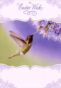 Hummingbird - Designer Greetings Easter Card by Designer Greetings - Picture 1 of 2
