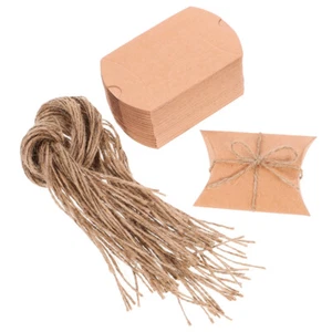 50 Pezzi Confezione Regalo Carta Scatole Cuscino per Confezione Gioielli Piccole - Foto 1 di 12