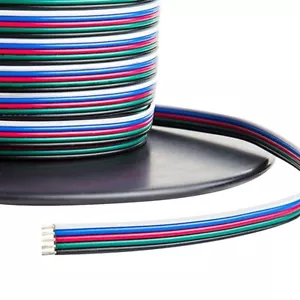 RGBW Strip Extension Connector Cable Wire 10 Mtr - Picture 1 of 1