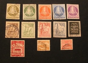 Berlin , complete year 1953 , Scott 9N94-9N102 fine used ! - Picture 1 of 1