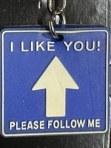 VTG Truckstop, Humor, Fun, Naughty Rubber Keychain Approximately 4“ Total Length - Picture 1 of 2