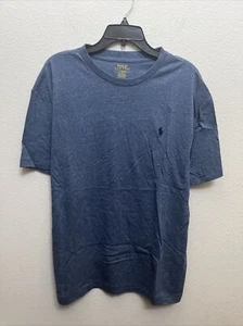 NEW Polo Ralph Lauren Men's Classic Fit T Shirt CREW NECK Tee NWT Blue Large - Picture 1 of 8