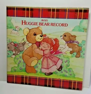 Vintage Children's Avon Huggie Bear Record 45 rpm Vinyl Collectable Near Mint - Imagen 1 de 6