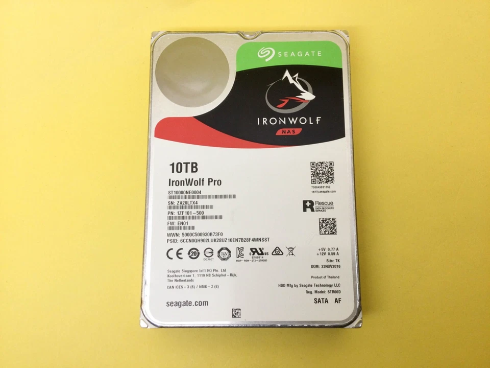 Seagate IronWolf Pro 10TB 7.2K SATA 6Gb/s 256Mb Cache 3.5" NAS HDD ST10000NE0004 - Image 1 of 1